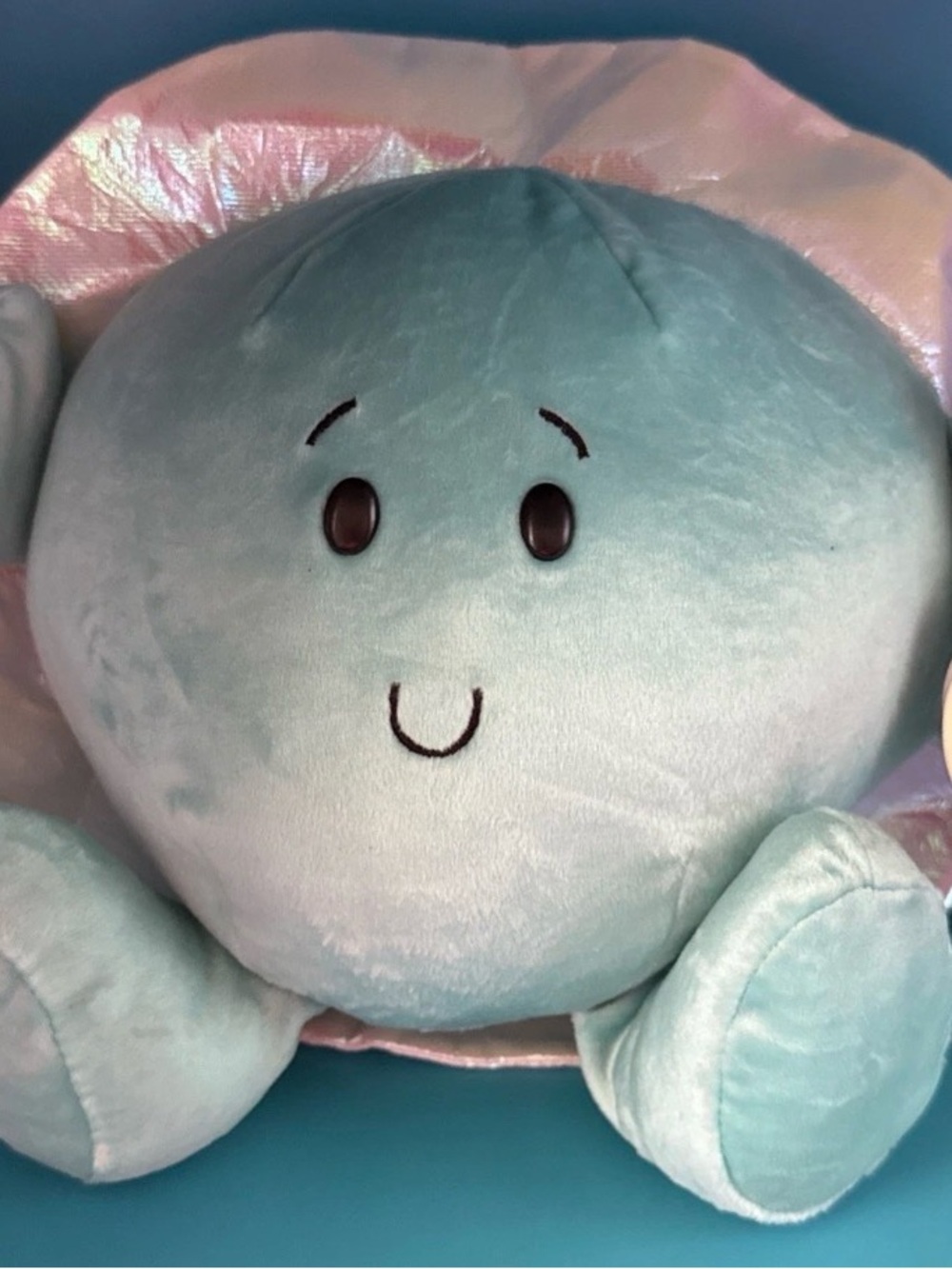 Celestial Buddies Planet Uranus Plush Toy Iridescent Ring Educational Model